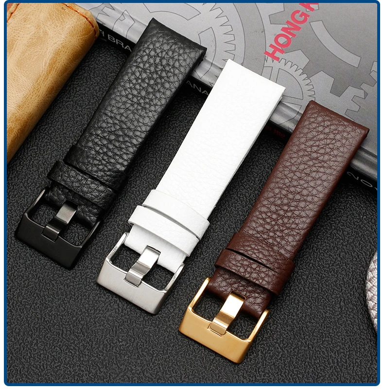 Genuine Leather Watchband for Diesel Watch Belt DZ7257 1657