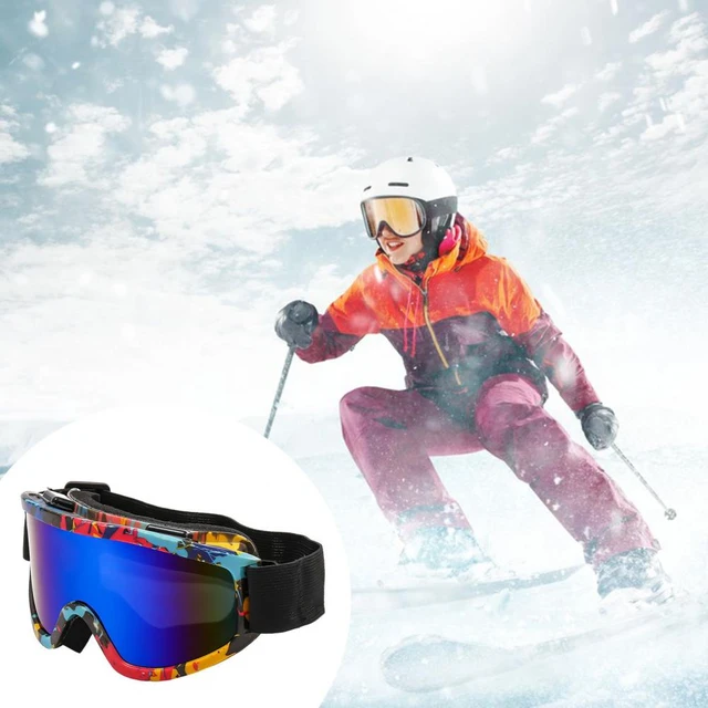 Anti-fog Snow Goggles Winter Outdoor Ski Goggles Double Layers Lens  Anti-fog Snow Sunglasses for Men Women Windproof for Cycling - AliExpress