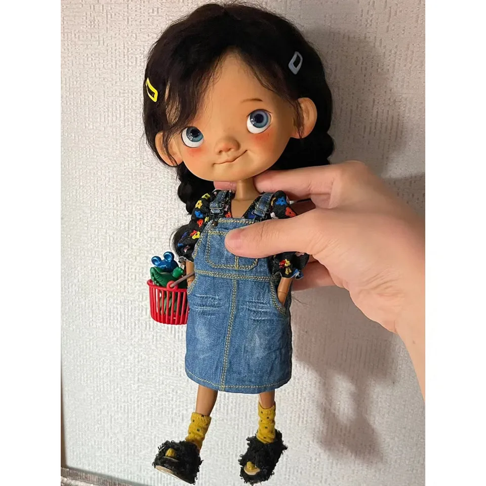 Amzing Expression 1/6 Big Head Pii With Girl Body Extra Free Mani E Piedi Pipi Jaki Naughty Happy Cute Minor Bjd Dolls