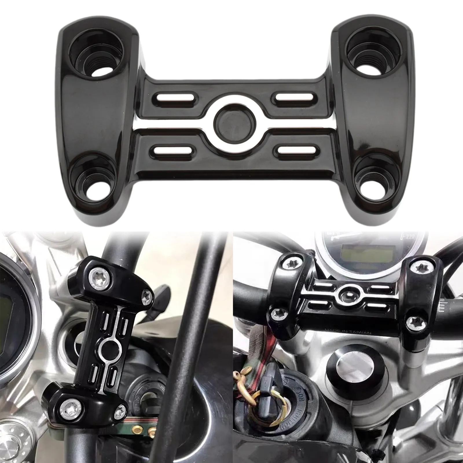 

Motorcycle Handlebar Riser Motocross Handlebar Bar Clamp Mount For BMW RnineT R Nine T Pure R9T Scrambler Pit Bike Accessories