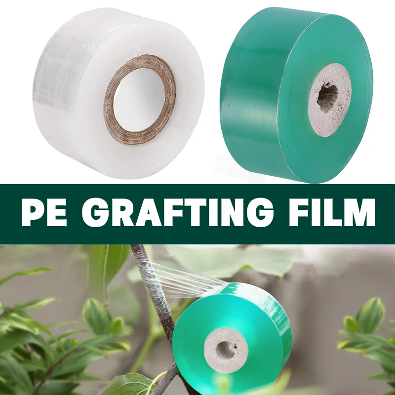 PE Grafting Tape Film Plants Repair Budding Tape Stretchable Binding Tape Tree Plants Seedlings Vine Tomato Grafting Accessorie