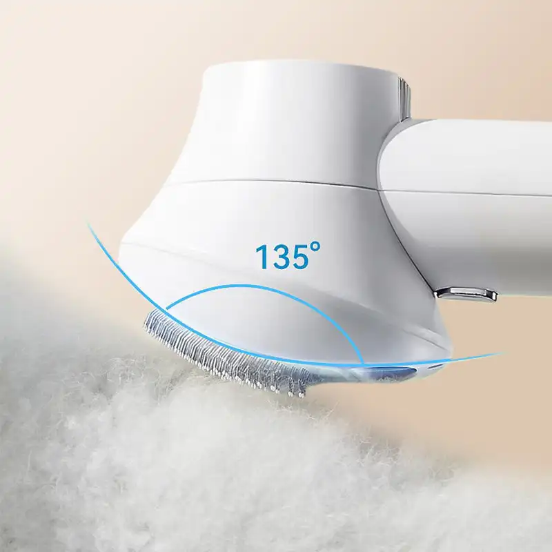 Pet Hair Dryer Smart Dog Hair Dryer 2 in 1 Pet Cat Hair Blowing Combing Negative Oxygen Ion Low Noise LED Touch Control Temperature Display