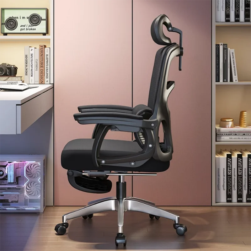Lounge Ergonomic Armrest Chair Computer Mobile Living Room Office Chair Swivel Professional Cadeira Computador Office Furniture grey swivel barber chair makeup hairdressing facial professional luxury barber chair hydraulic cadeira de barbeiro furniture hdh