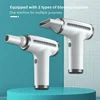Multifunctional  4 in 1 Wireless Hair Dryer Electric Air Duster Blower Travel Portable USB Rechargeable Negative Ions Blow Dryer 3