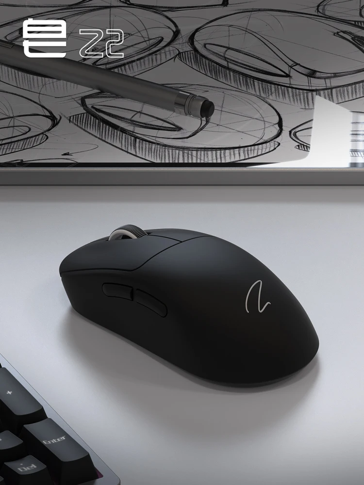 Zaopin z2 Gaming-Maus 4k Wireless 3-Modus paw3395 6 Gang dpi 65g 