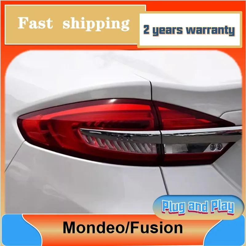 

Стайлинг автомобиля для Ford Mondeo задняя фонарь 2017 2018 2019 Fusion задняя фара DRL + тормоз + парковка + сигнал