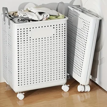Foldable Laundry Basket with Handles 1