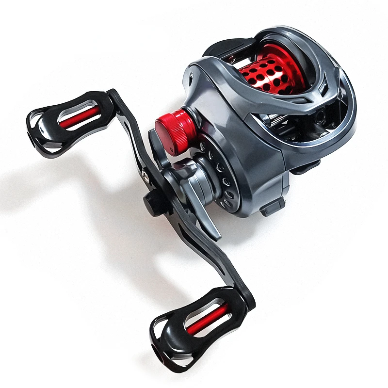 

146g Ultra Light Carbon Fiber All Over Free Double Spools Baitcasting Fishing Reel 11+1BB 7.3:1 Gear Ratio Max Dr