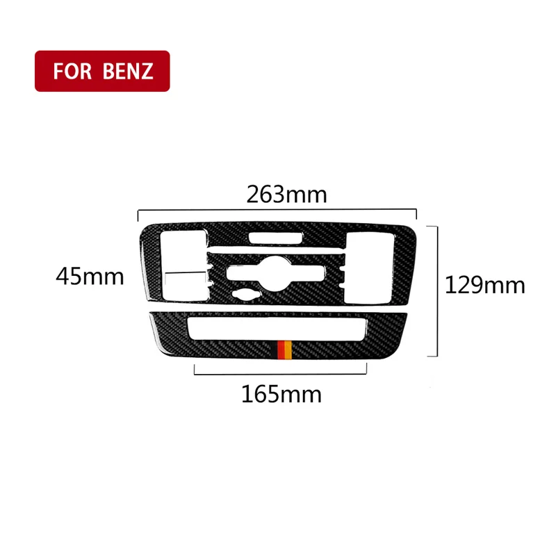 

Наклейки из углеродного волокна для Mercedes Benz A B Class GLA 2013-2018, автомобильная центральная консоль, панель CD, крышка, отделка, аксессуары для салона автомобиля