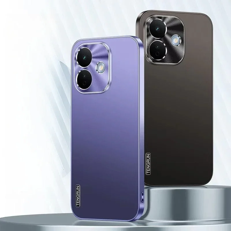 Ultra-Slim Protective Case with Metal Lens Guard and Plating Finish