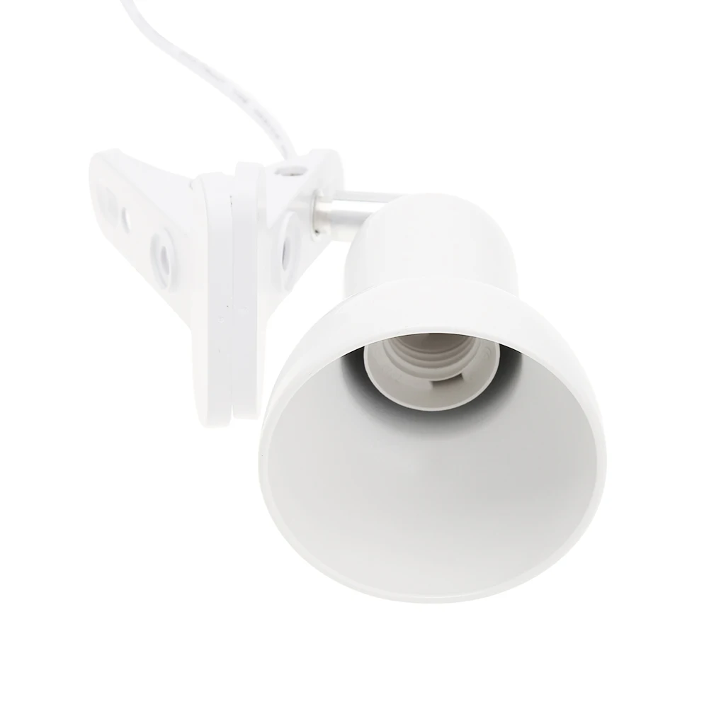 160cm E27 Pet Lights Holder Turtle Heating Lamp Bases Set High Temperature Resistance Rotary Clip-on Bulb Lighting