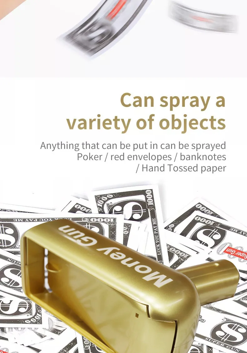 Super Money Gun Money Spitting Gun 2027-1 16 Super Money Gun Money Spitting Gun 2027-1