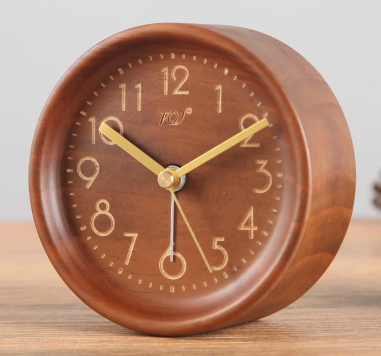 

Solid Wood Minimalist Desktop Fashionable Countertop Clock