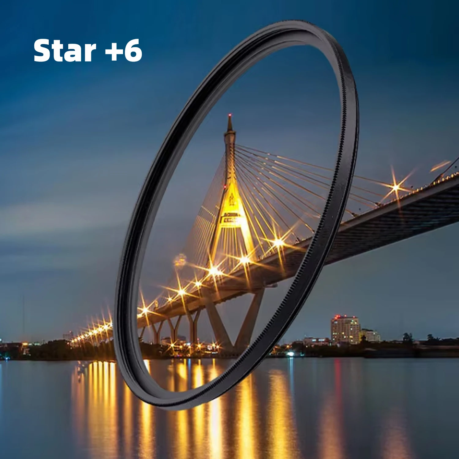 6 Line Star Lens Filter for 49 52 55 58mm 62mm 67mm 72mm 77mm 82mm Nikon Canon Sony SLR Micro-Single Camera Lenses Filter Size