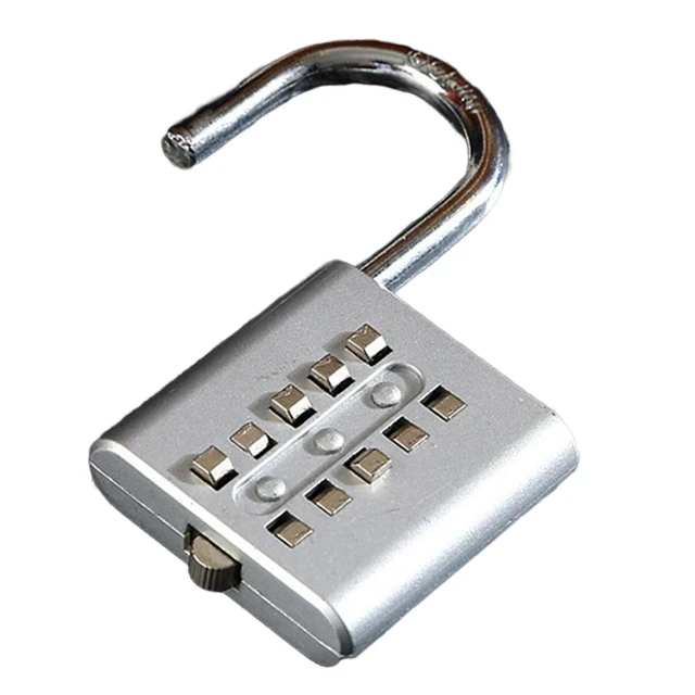 Combination Padlock Locker  3 Digits Combination Padlock - Anti-theft  Button - Aliexpress