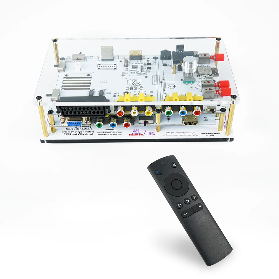 Conversor de vídeo GBSC de controle GBS modificado com entrada