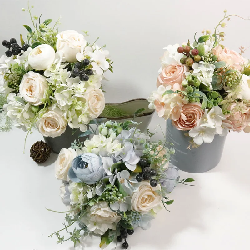 

Fashion Artifical Flowers Bouquets Bridal Marriage Bouquet Bridesmaid Wedding Floweres Accessories
