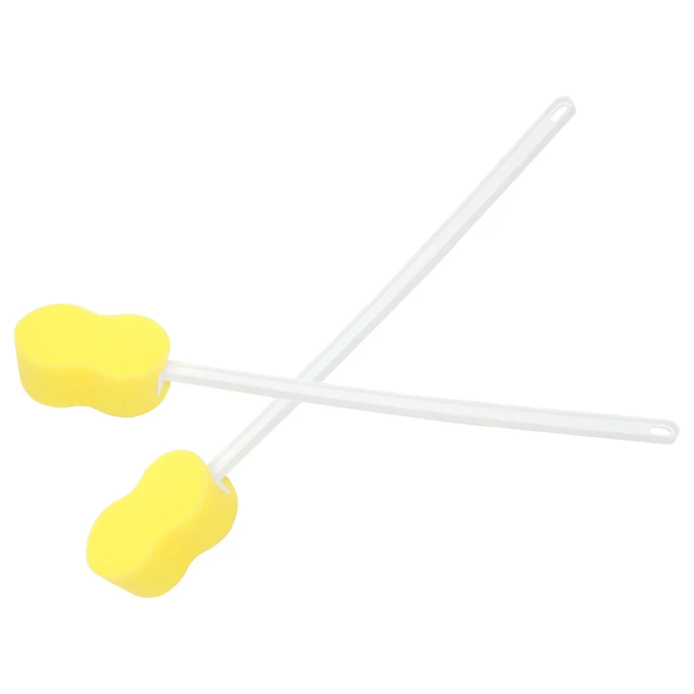 

Long Handle Bath Sponge 2Pcs Back Sponge A Stick Lightweight Back Washer Washer Handled Butt Scrubber Shower Brush Loofah
