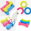 Pet Chew Toy Soft Rubber Bite-resistance Bone Shape Teeth Grinding Chewing Toys for Small Dogs Training Pet Supplies 1
