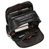 Business Men Real Cow Leather Big Rucksack 17 inch Laptop Backpack Travel Shoulder Bag Hidden USB Interface Bags Boys Schoolbag 6