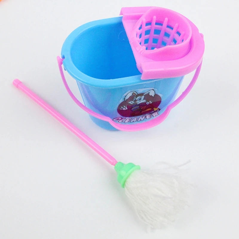 1Set(9pcs) Play House Toddler Cleaning Set for Girls Toddlers Boys Pretend Play Tools Play House Role-Play Toy Set 2