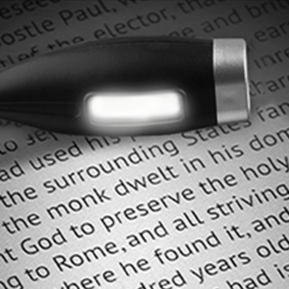 Bendable Arms LED Night Light 1-2pcs Book Light Adjustable Brightness Flashlight Hands Free for Night Running Walking Knitting