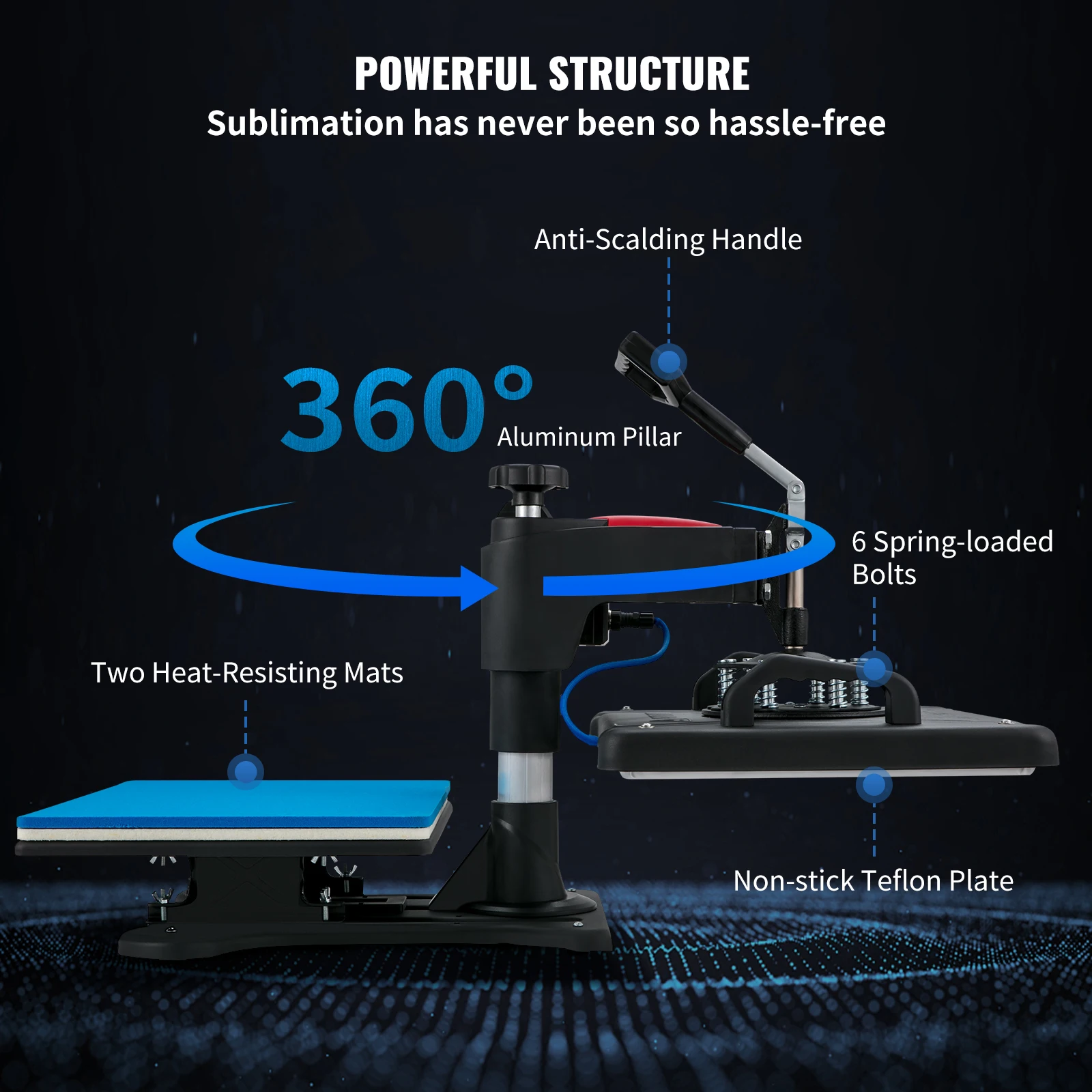 Digital Heat Press Machine for Sublimation Transfer Printing