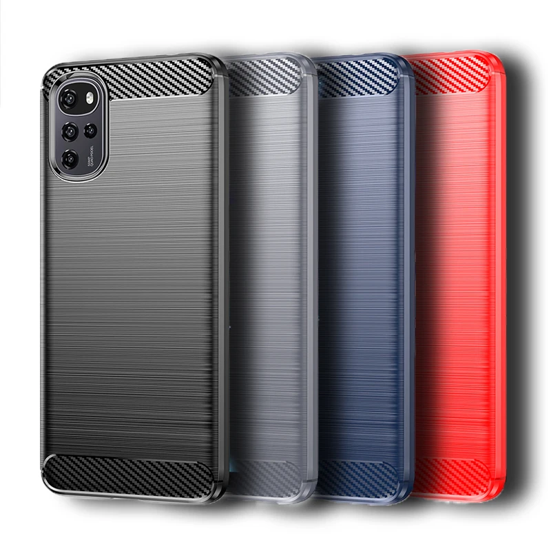 Per Motorola Moto G22 Custodia Moto G22 G41 G31 G30 G20 G10 Cover Paraurti Protettivo In Silicone Antiurto In Fibra Di Carbonio Per Moto G22 4G
