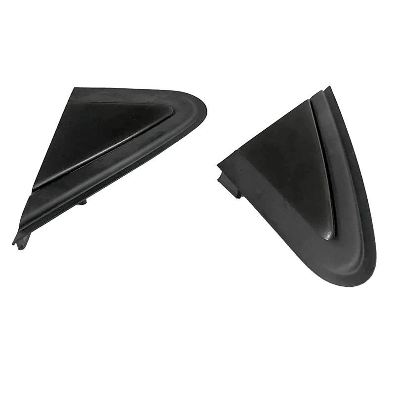 

Black Wing Triangle Cover Rearview Mirror Trim For Polo 4 9N Cross Sedan Vento 2007 2009 2010 6Q0853273A 6Q0853274A