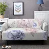 Stretch Slipcovers 1/2/3/4 Seat Peony Print Sectional Elastic Sofa Cover For Living Room L Shape Anti-slip Couch Covers 4