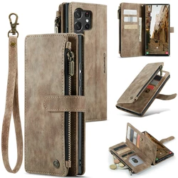 Elegant Leather Phone Wallet Case - Premium Stylish Protection - Samsung Galaxy Z Fold3 (Brown)