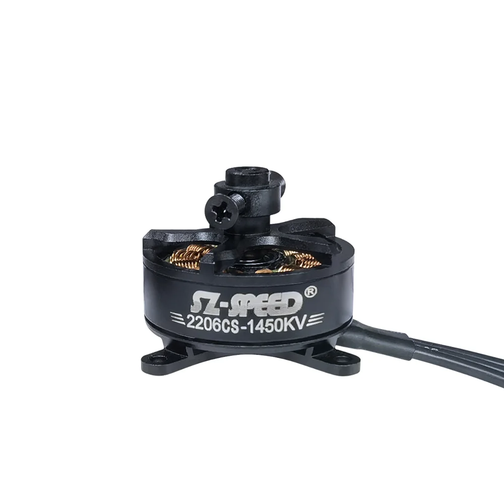 

4 шт. SZ-Speed 2206CS 1450KV 5-6S LiPo черный бесщеточный двигатель для внутреннего и наружного небольшого самолета с неподвижным крылом