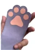 Dog Paw Cowhide Weight Lifting Grips Silicone non-slip With Wrist Straps Lifting Strap Gym Deadlifts Pull Ups Lifting Grip Glove 2