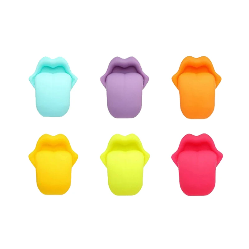 1/2/4SETS Marker Cups Easy To Use Colorful Wine Glass Marker Versatile Fun Wine Charms Lovers Glass Markers Silicone