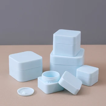 1Pcs Square Tight Waist Container Empty Travel PP Facial Cream Jar Cosmetic Plastic Box Cosmetic Refillable Bottle 10g/30g - Thumbnail 5
