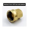 20PCS Garden Hose Fittings Threaded Swivel 3/4 Inch Ght to 1/2 Inch Npt Water Hose Adapter Fitting with Rubber Gasket 4