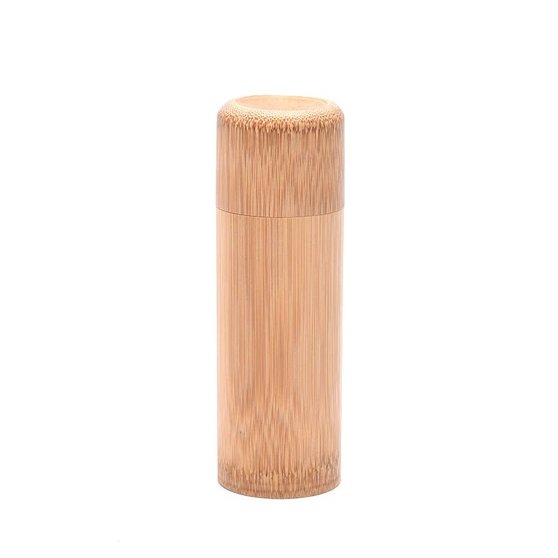 Handmade Bamboo Tea Canister Spice Caddy Storage Box Organizer Tea Leaves Storage Bottle Tubes Spice Jars