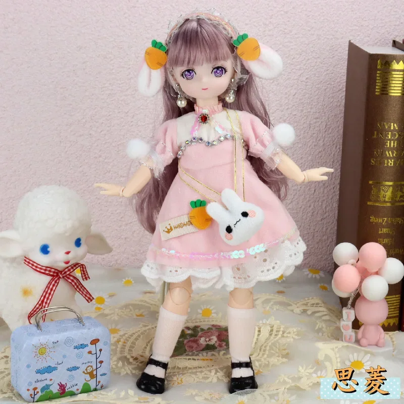 

Милая кукла USER-X 30 см, аниме девочка с комиксным лицом, 6 очков, BJD, детская игрушка, кукла маленькая принцесса, кавайная