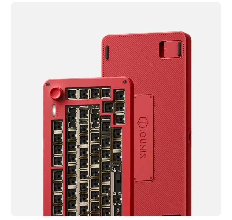 IQUNIX ZONEX75 슈퍼 기계식 키보드 키트, 3 가지 모드, USB, 2.4G, 블루투스 무선 키보드 키트, 핫 스왑 81 키 구조 키보드
