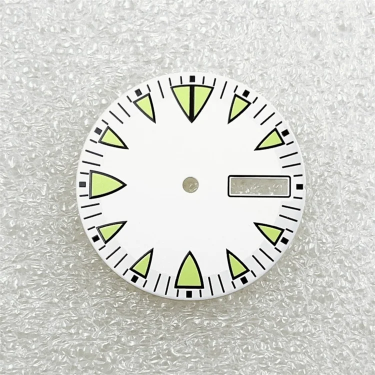 

28.5mm NH36 Watch Dial Green Luminous Dial NH36A Watch Dial for NH36 NH36A 4R36 Automatic Movement NO S LOGO Dials