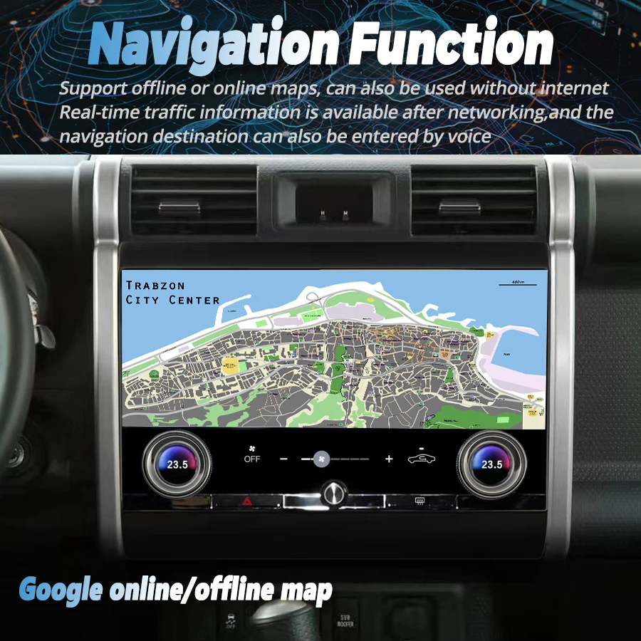 トヨタfjクルーザー2007-2022用マルチメディアビデオプレーヤー,カー