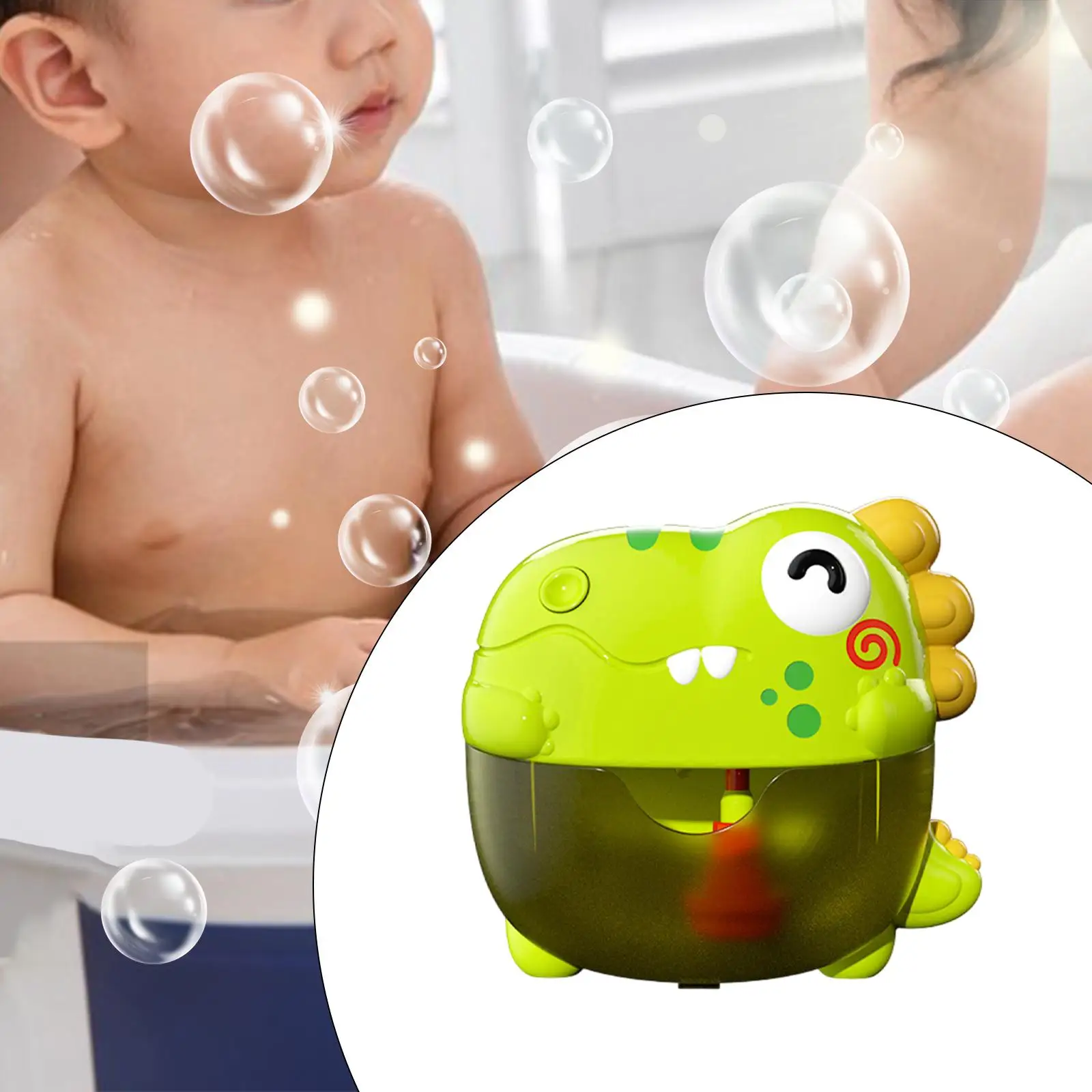 

Dinosaur Bathtub Bubble Maker Swimming Pool Party Toy Great Gifts Bathtub Toy Baby Bath Toy for Girls Toddler Ages 3+ Boys