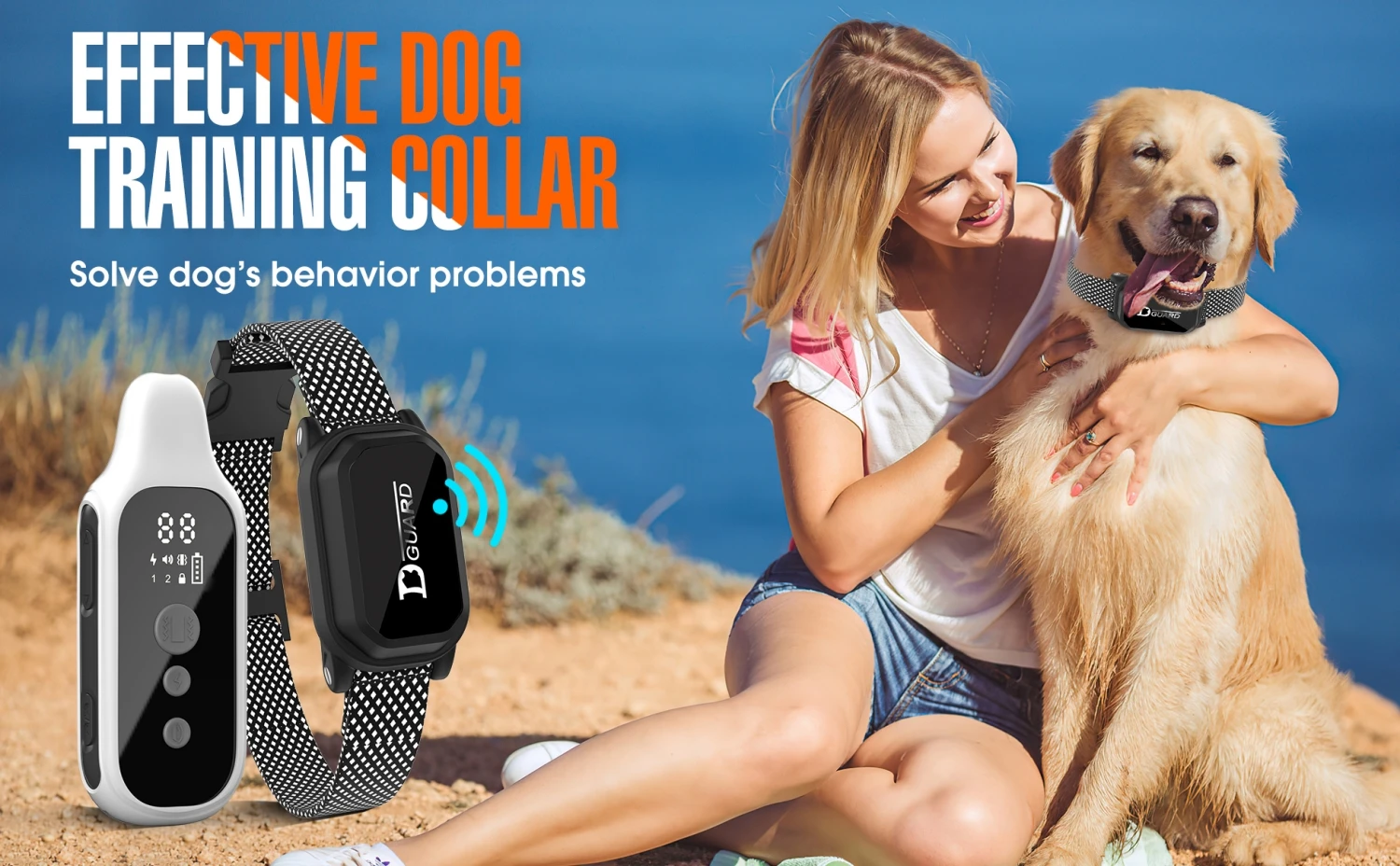 Collier De Dressage Pour Chien Avec Télécommande Et 3 Modes_voghion.com
