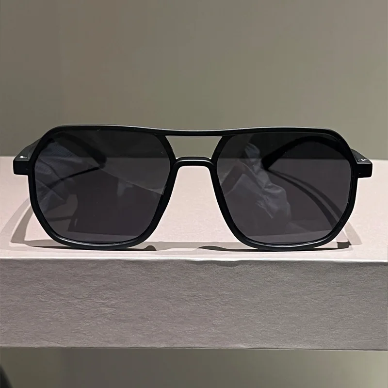 Vintage quadratische Sonnenbrille für Damen und Herren, rechteckige Sonnenbrille, ovale Sonnenbrille für Damen und Herren – Detail 16