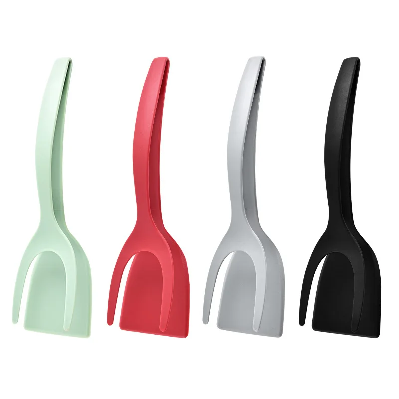 Steak Spatula Frying Spatula Clip 2-in-1 Food Eggs Toasted Bread Frying Egg Clip Flip