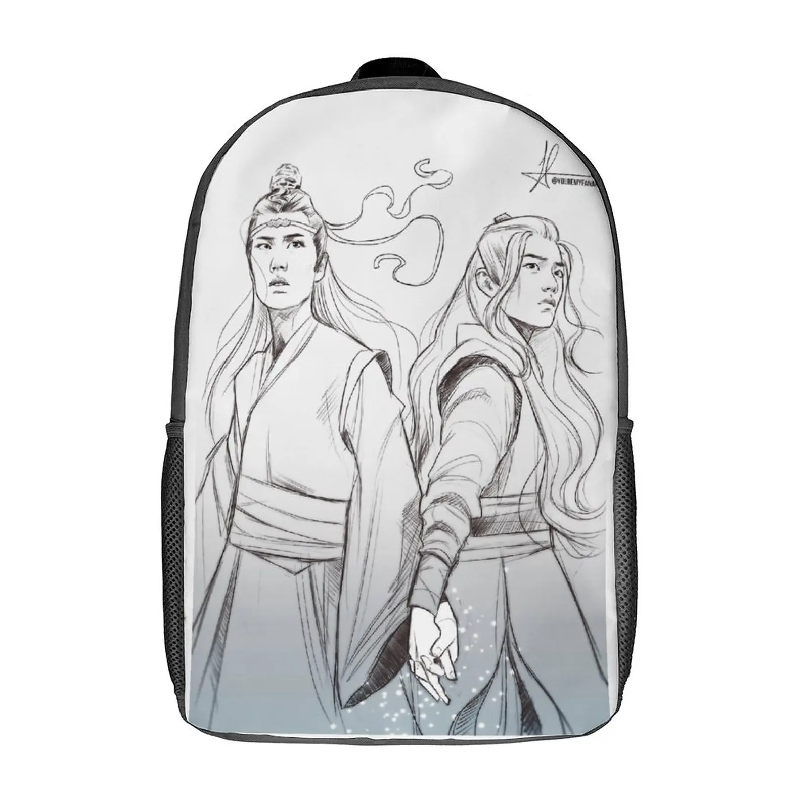 

THE UNTAMED MO DAO ZU SHI WangXian Photographic P Durable Snug Field Pack17 Inch Shoulder Backpack Vintage Sports Activities C