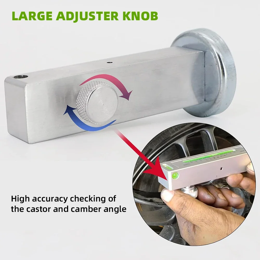 Automobile 4-wheel Positioning Magnetic Level, Wheel Camber, Adjustable Magnetic Gauge thumbnail 4