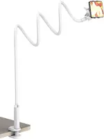 Gooseneck Bed Cell Phone Holder,Lazy Holder 35.4 Inch,Universal Cell Phone Clip Holder,Flexible Long Arm Cell Phone Holder