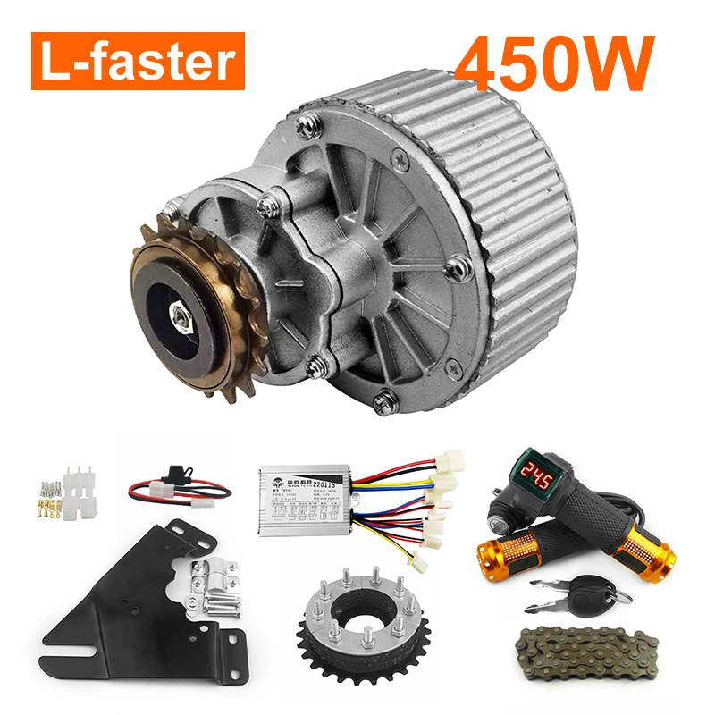 450w Newest Electric Bike Left Drive Conversion Kit Can Fit Most Of