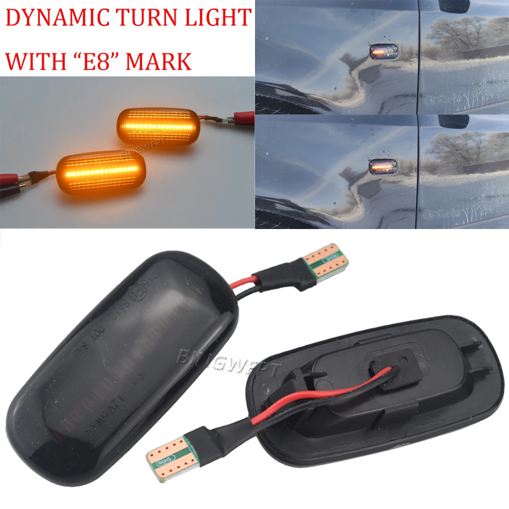 

Dynamic Turn Signal Light LED Side Marker Fender Sequential Indicator Lamp For Audi A3 S3 8P A4 S4 RS4 B6 B7 A6 S6 RS6 C6 05-08